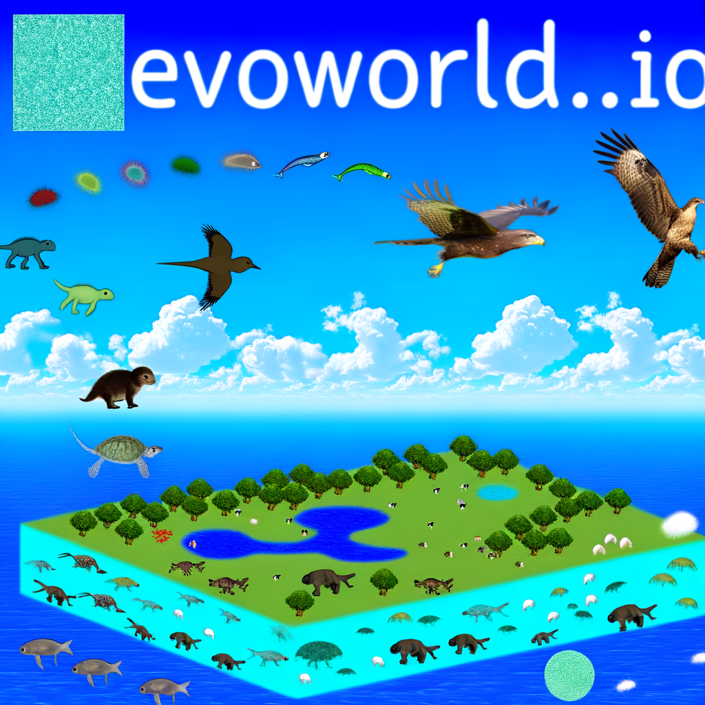 Ascend the Food Chain in EvoWorld.io D